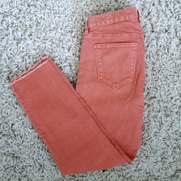 MADEWELL PAPRIKA SKINNY JEANS RAW HEM - Picture 1 of 4